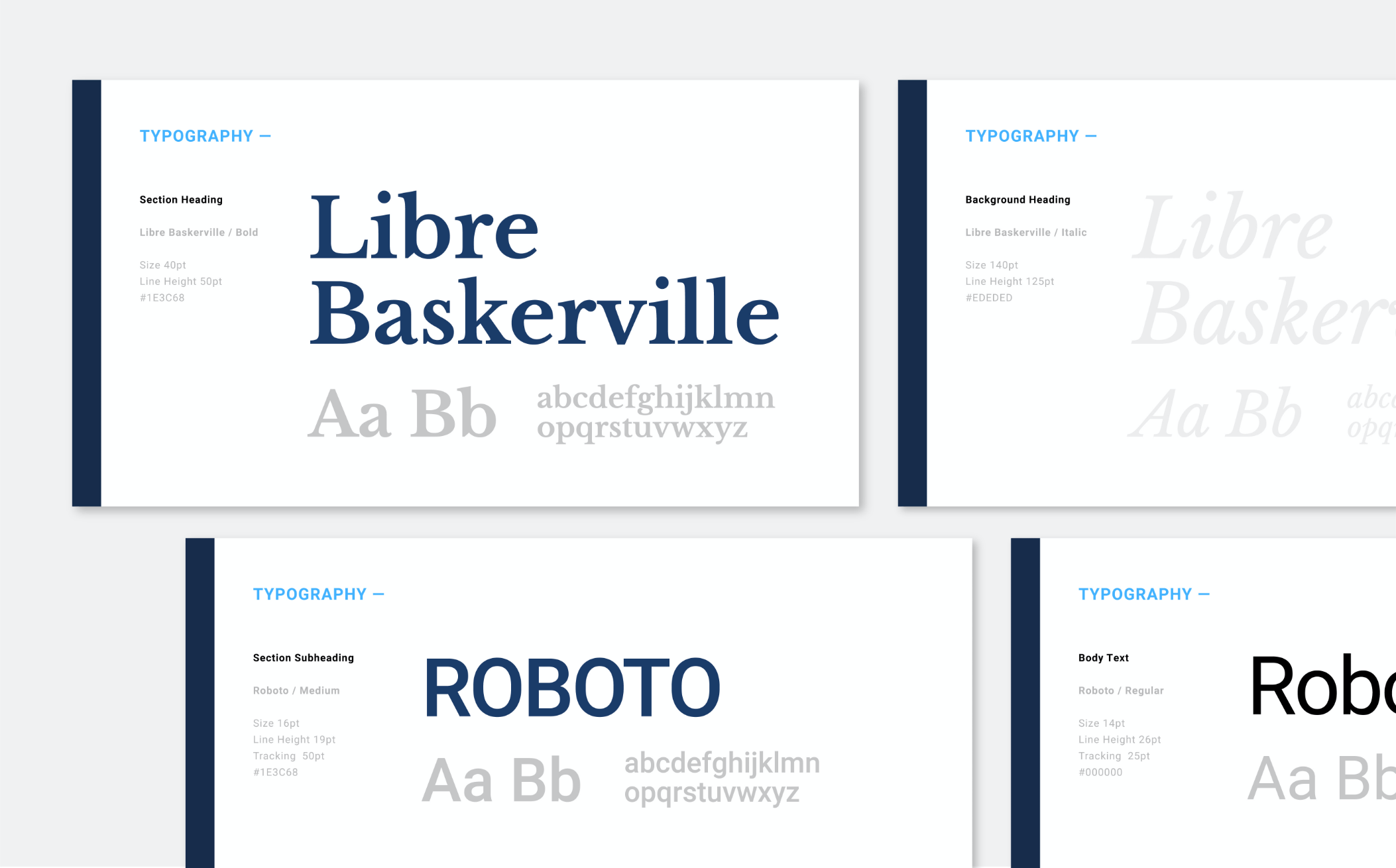 Font samples